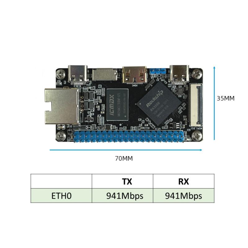 Ordinateur monocarte RK3566 SBC de poche