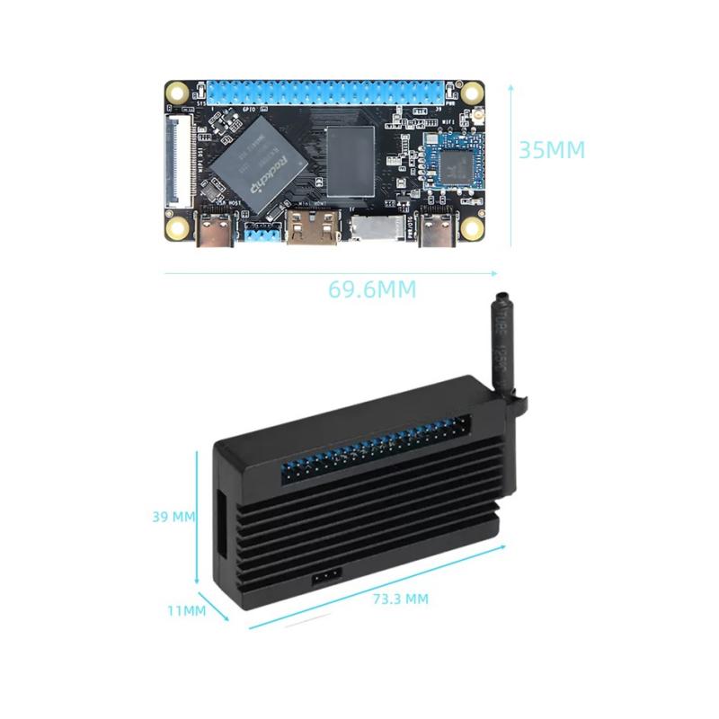 Ordinateur monocarte RK3566 de poche avec fonctionnalité WiFi