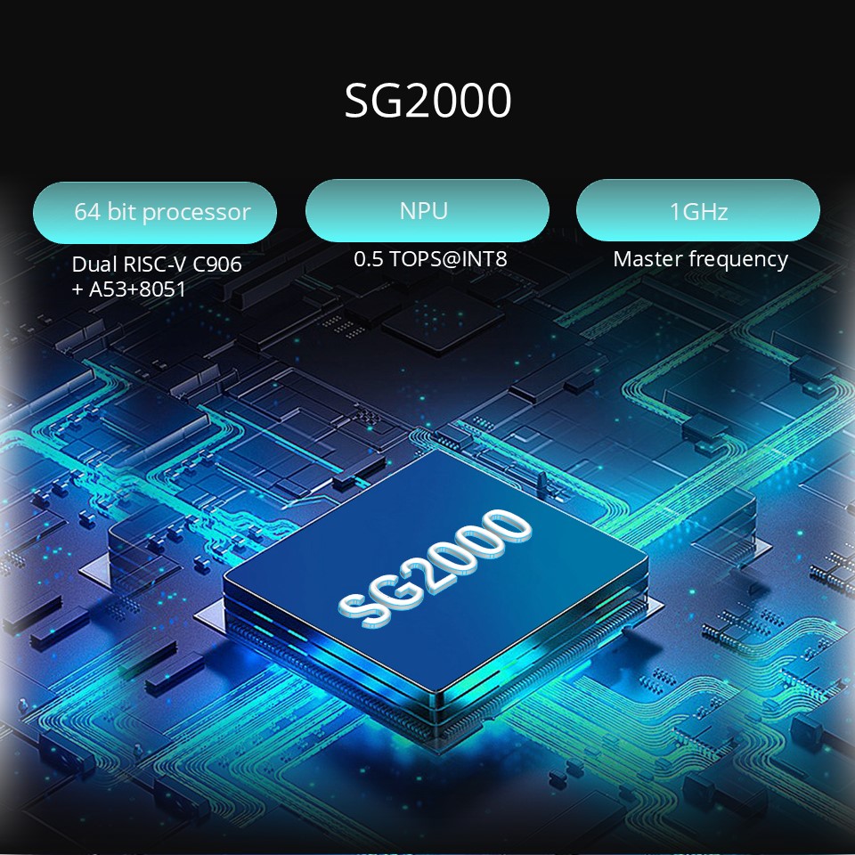 SG2000 Development Board, bras RISC-V C906, pour l'apprentissage Linux
