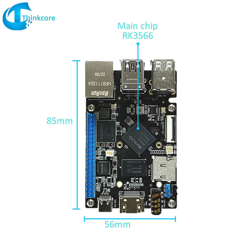 Ordinateur monocarte RK3566 SBC compatible avec Raspberry Pi